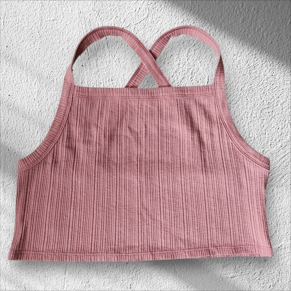 4 American Eagle Crop Tops Size Large - Picture 2 of 7